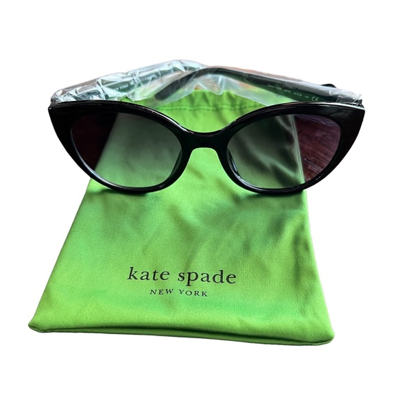 kate spade Accessories - Kate Spade Black Cat Eye Sunglasses  (Samantha’s) NEW